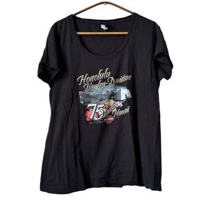 Black Honolulu Harley-Davidson T-Shirt